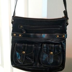 Cool black crossbody bag